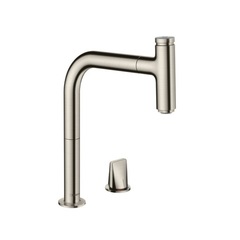 Hansgrohe 73804800 Смеситель для кухни с выдвижным изливом и лейкой фото