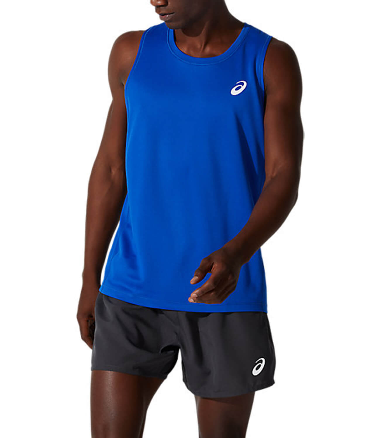Asics Core Singlet майка для бега мужская синяя
