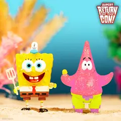 Коллекционная фигурка Super 7 - SpongeBob And Patrick BFF 2-Pack (Glitter)