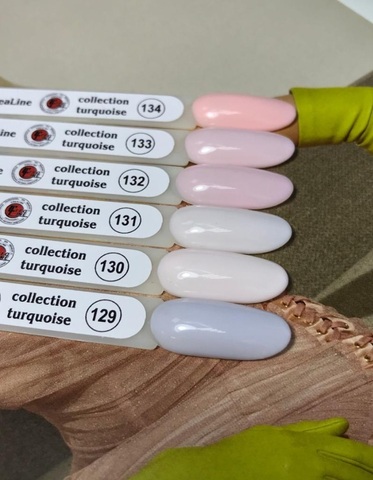 CreaLine Набор гель-лаков 6шт по 10 мл тон 129-134