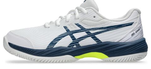 Кроссовки детские Asics Gel-Game 9 GS Clay/OC - white/mako blue