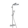 Hansgrohe Crometta S 27268000 Душевая система внешнего монтажа с термостатом 120,1 см с верхней лейкой 24х24 см