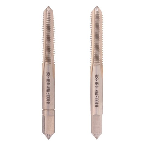Метчик М 6,0х1,0 (Комплект 2шт) DIN352 HSSEV3 6h 50мм a=4,9 H-Tools 235801-A4-0060
