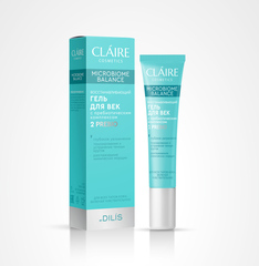 Claire cosmetics MICROBIOME BALANCE Гель для век восстанавливающий для всех типов кожи 15мл