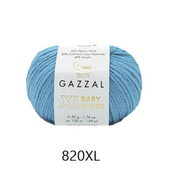 BABY WOOL XL, бирюза