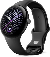 Умные часы Google Pixel Watch 5 45mm Wi-Fi + LTE (Matte Black/Obsidian)