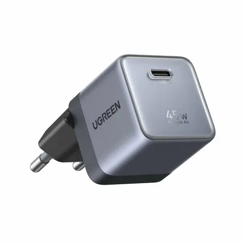 Зарядное устройство UGREEN X840 (95692B) Nexode Air PPS 45W GaN Fast Charger EU, серый