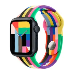 Умные часы Apple Watch SE 3 (2025) GPS, 40mm, Midnight Aluminium Case with Pride Edition Sport Band, M/L