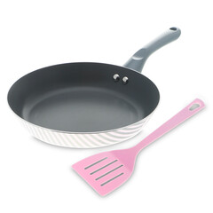 Сковорода с лопаткой, диам. 24 см, выс. 4,5 см KITCHENSTAR арт. P116AK-0124