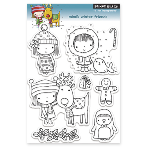 Набор штампов mimi’s winter friends