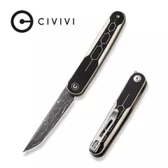 Фото Складной нож Civivi KwaiQ, сталь Damascus, рукоять G10