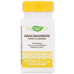 Nature's Way, Никотинамид, 500 мг, 100 капсул