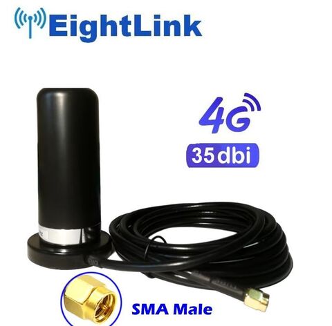 Антенна EightLink MSM351 SMA 35DB Магнитная Всенаправленная 3G/4G/LTE 800-2700 в авто
