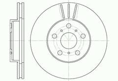 Диск тормозной вентилируемый G-brake  GR-02396
