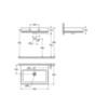 GROHE Cube 3948300H Раковина подвесная