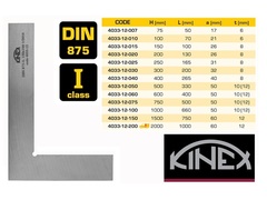 Угольник поверочный 150х100мм кл.1 (УП- плоский) DIN875 Kinex K-Met 4033-12-015