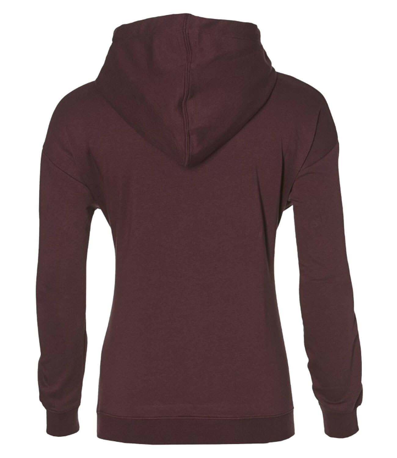 Asics Big Oth Hoodie толстовка женская бордовая - 2