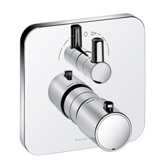Kludi E2 498300575 Термостат для душа встраиваемый на 2 потребителя, цвет: хром фото