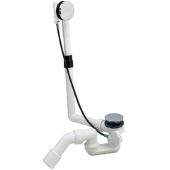 Viega Multiplex Visign M5 101909 Слив-перелив (плоская констр.), с гидрозатвором, наклад., отводящ. колено 45°, 40/50 x 560 мм, пластик/хром, модель 6162.45 фото