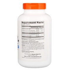 Doctor's Best, Формула с глюкозамином Synergistic Glucosamine MSM Formula, с OptiMSM, 180 капсул