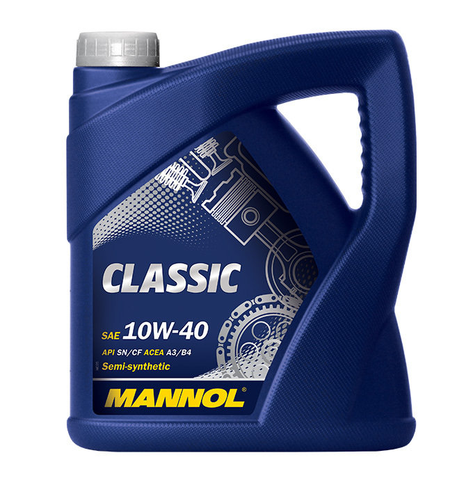 Моторное масло Mannol Classic 10W40 полусинтетическое 4л