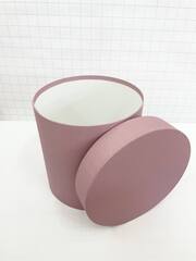 Цилиндр одиночный, 20*20 см, Тускло-аморантно-розовый, 1 шт.