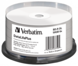 Оптический диск Verbatim BD-R DL 50GB 6X DataLifePlus Thermal Printable, Spindle, 25 шт