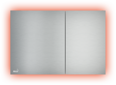 Alcaplast AIR LIGHT Кнопка управления с подсветкой, металл–матовый фото