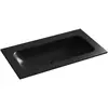 Ceramica Nova Grace CN7012MBWX Раковина накладная без отверстия под смеситель, 81x45.7, цвет: черный матовый