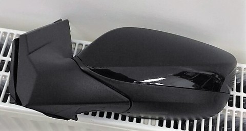 ЗЕРКАЛО ЛЕВОЕ SOLARIS МЕХАНИЧЕСКОЕ БЕЗ ПОВТ БЕЛОЕ SAT