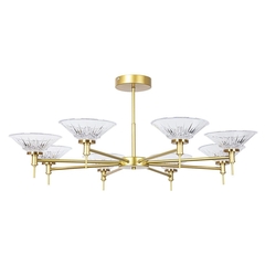 Потолочная светодиодная люстра Arte Lamp Alessia A2076PL-8GO