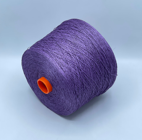 Бобинная пряжа, Frescolino, 500м, 100%Лен, Фиалка, 39811