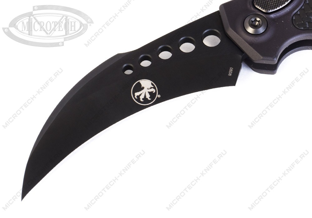 Нож Microtech 166-1DLCTCFIS Hawk Auto Signature