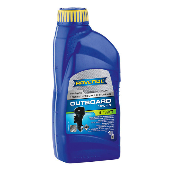 Масло моторное Ravenol Outboardoel 4T 10W40 полусинтетическое 1 л