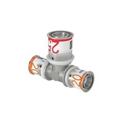 Пресс-тройник переходной 20х25х20 мм Uponor S-Press PLUS PPSU