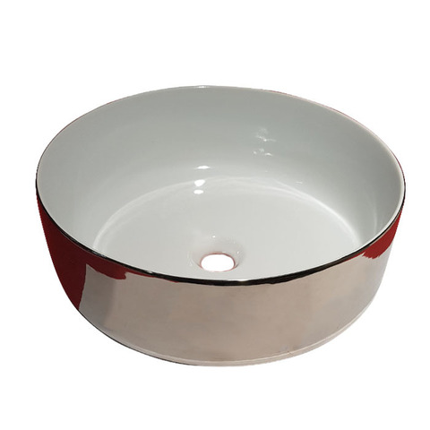 ArtCeram Cognac COL001 01 57 Раковина накладная, 42x42, цвет: платина , белый