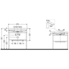 Duravit Happy D.2 Plus HP4838O8080 Консоль напольная с умывальником 975х490х850 мм, с 1 отв под смесит,1 полка, вып. и сифон в комплекте, цвет Графит суперматовый