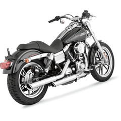 VANCE & HINES MUFFLER TW-SL CH 91-17FXD MUFFLER TWIN SLASH 3" CHROME