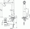 Ideal Standard Connect Air A7020AA Смеситель для раковины с высоким изливом и донным клапаном