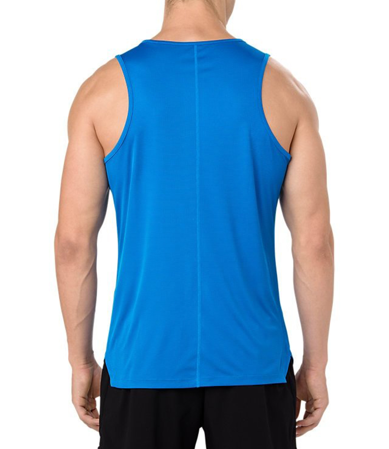 Asics Silver Singlet мужская майка для бега синяя - 2