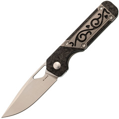 Фото Складной нож Kizer Mini Militaw сталь CPM-S45VN, рукоять карбон/титан