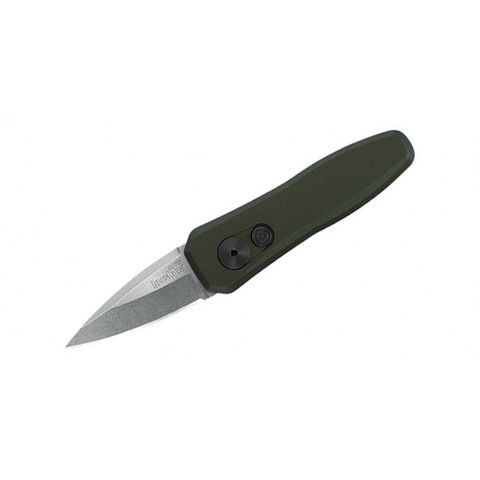 Автоматический нож Kershaw 7500OLSW Launch 4, маленький, зелёная рукоять