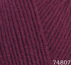 Пряжа LANA LUX 74807 (Вишня)