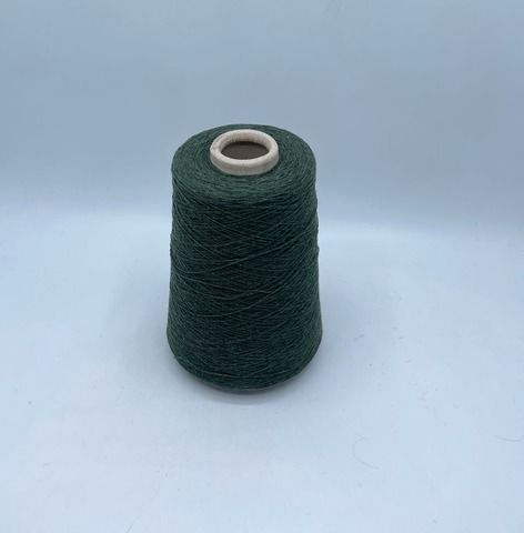 Бобинная пряжа (пр.Италия), 1400м/100гр. 100% Шерсть, цвет-Хвоя, арт.34432