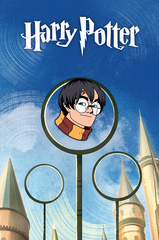 Металлический пин "Harry Potter"