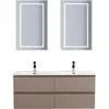 BelBagno KRAFT-1200-4C-SO-СO База под раковину подвесная с фрезерованными ручками по всей длине фасада с четырмя выкатн. ящ., Бежевый Мат., 1200x455x500
