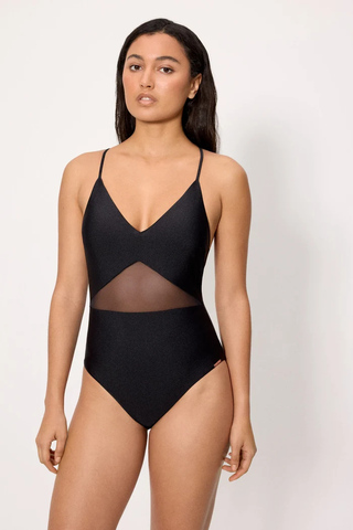 Купальник слитный YSABEL MORA COCONUT 83280 | Черный