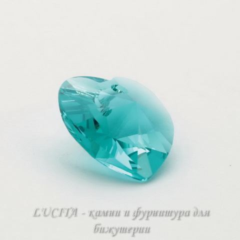 6228 Подвеска Сваровски Сердечко Blue Zircon (14,4х14 мм) ()