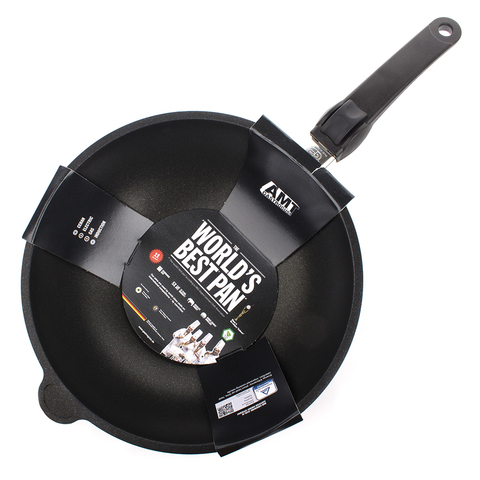 Вок 28 см (2,2 л), съемная ручка, AMT Frying Pans Titan арт. AMT I-1128S