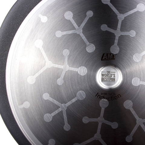 Вок 28 см (2,2 л), съемная ручка, AMT Frying Pans Titan арт. AMT I-1128S